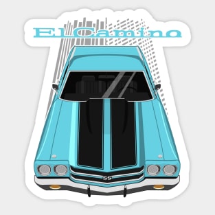 Chevrolet El Camino SS 1970 - turquoise Sticker
